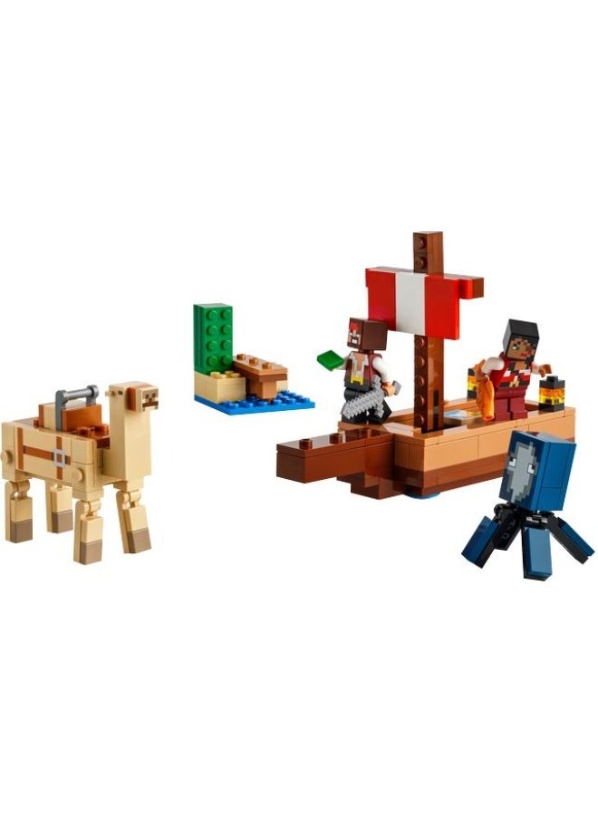 LEGO Minecraft The Pirate Ship Voyage Building Toy Set 21259
