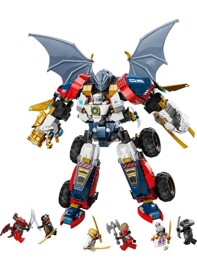 LEGO Ninjago Zane's Ultra Combiner Mech Building Toy Set 71834