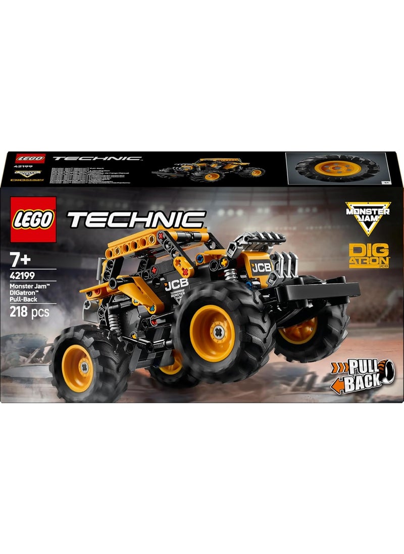 LEGO Technic Monster Jam Digatron Pull-Back Building Toy Set 42199