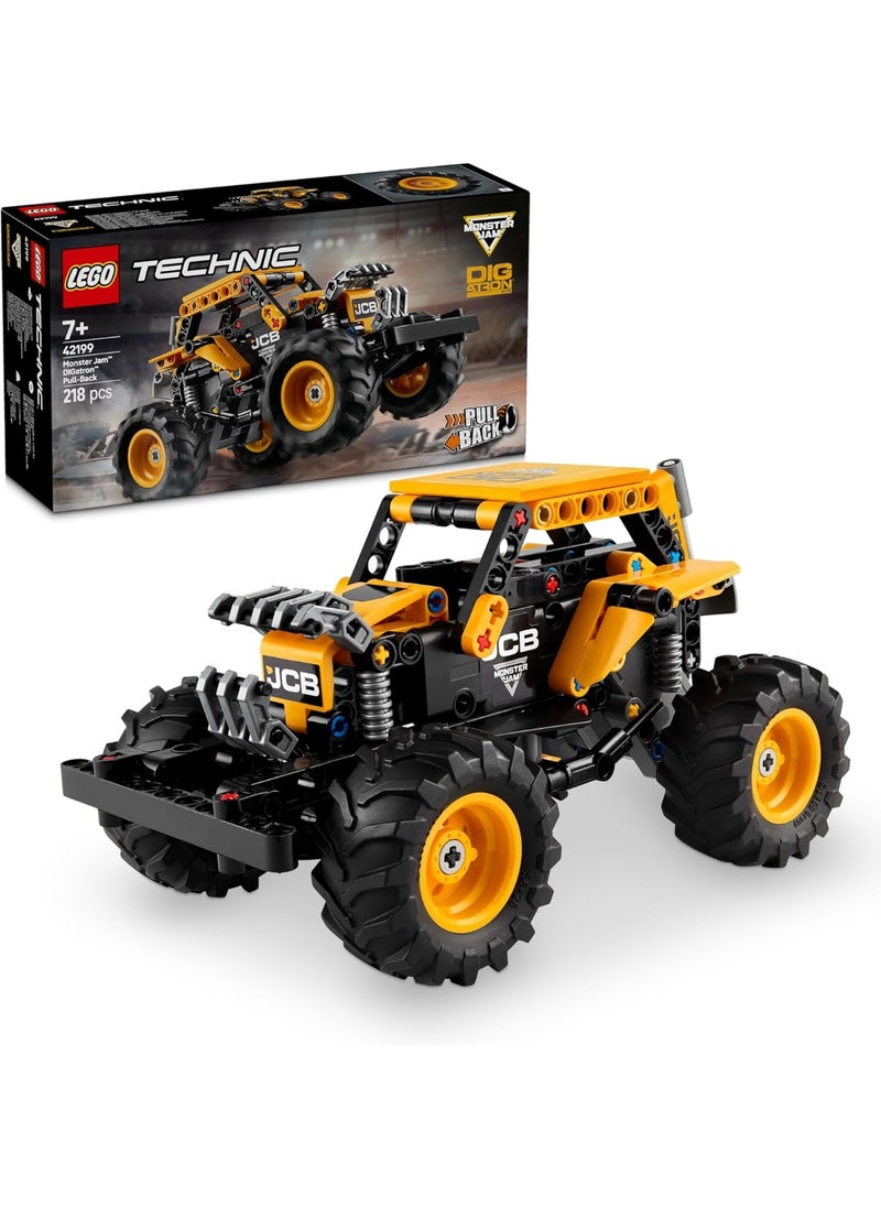 LEGO Technic Monster Jam Digatron Pull-Back Building Toy Set 42199
