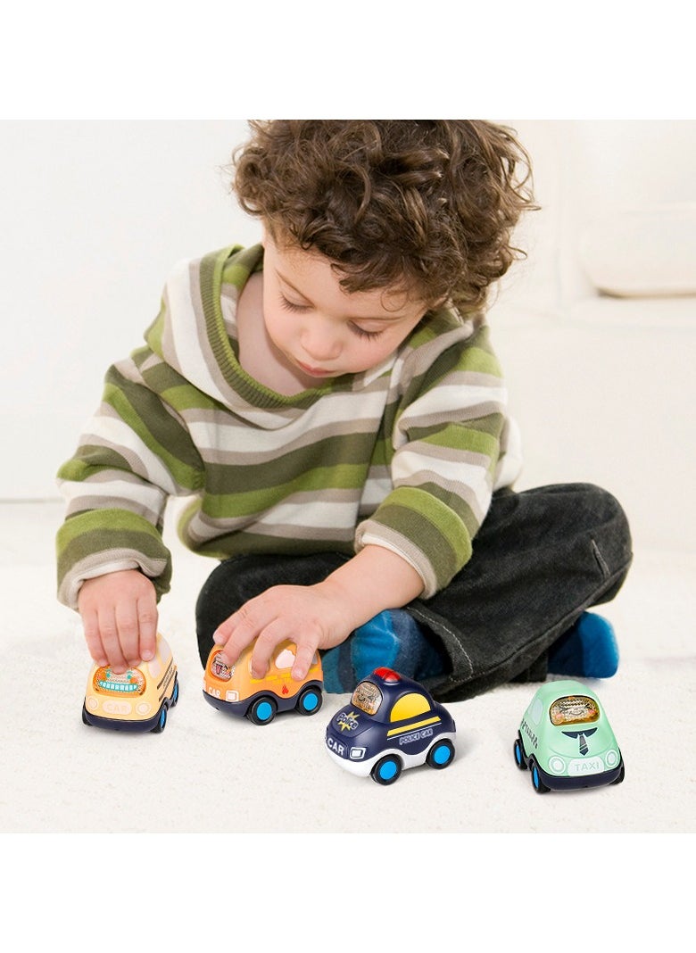 7 Pcs City Cars & Trucks Toy Vehicles Set, ABS material, Toddlers Educational Play,  Gifts for 4-6 Year Boy Girl.