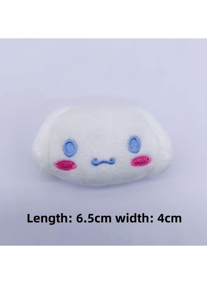 Spring And Summer Cute Animal Plush Brooch Student Cartoon Doll Japanese Bag Pendant Clothing Accessories-Color:melody Brooch