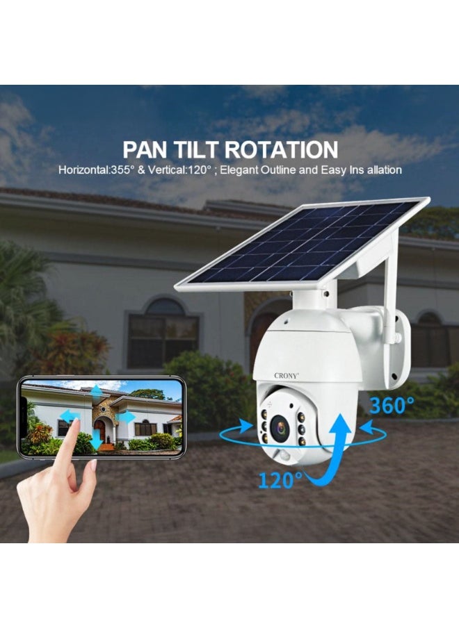 RBX-S10 5MP Solar/Battery-Powered 4G Security Camera – 1080P Resolution, 360° PTZ, Full Color Night Vision, IP65 Waterproof, Two-Way Audio, App Connectivity, TF Card/Cloud Storage, 4x2600mAh Battery, Solar Powered Outdoor Wireless Camera, Solar Security Camera, Wireless Solar Camera for All-Terrain Use, Ring Camera Solar Panel, Reolink Solar Camera, Eufy Solar Camera, Outdoor Surveillance Camera with Solar Power, Wireless Solar Security Camera, 4G Solar Camera Outdoor，Just 4G