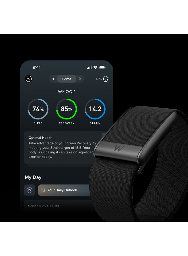 One – 12-Month Membership – 5.0 Health and Fitness Wearable – 24/7 Activity Tracker with VO2 Max, Sleep Tracking, Personalized Coaching, Menstrual Cycle Insights – 14+ Days Battery Life Onyx