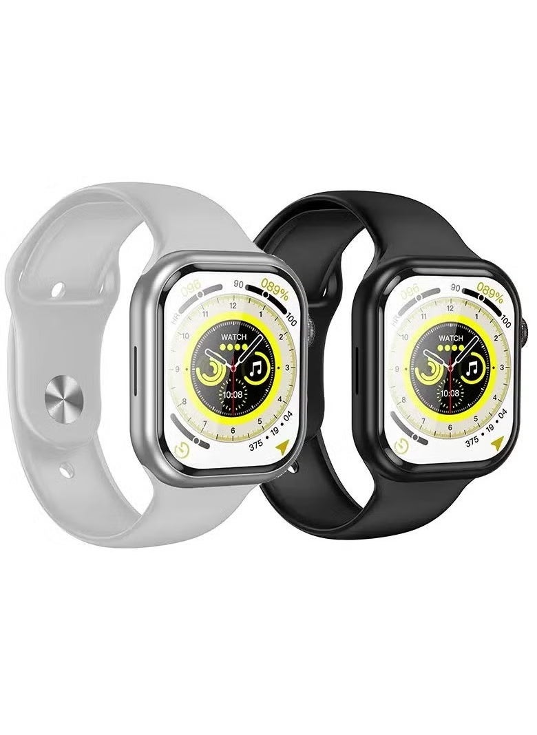 Smartwatch HOCO Y23 Sports Calling Edition – 2.02-Inch Full Touch Screen, Bluetooth V5.0, Waterproof Fitness Smartwatch with Heart Rate & Sleep Monitoring, Activity Tracker, Call & Message Notifications, Sedentary Reminder – Black, Compatible with Android & iOS
