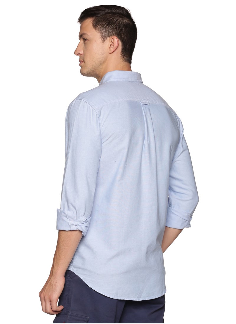 Men's Button Down Shirt | Casual Slim Fit Shirt | Long Sleeve Oxford Shirts For Men | Smart Fit Cuff