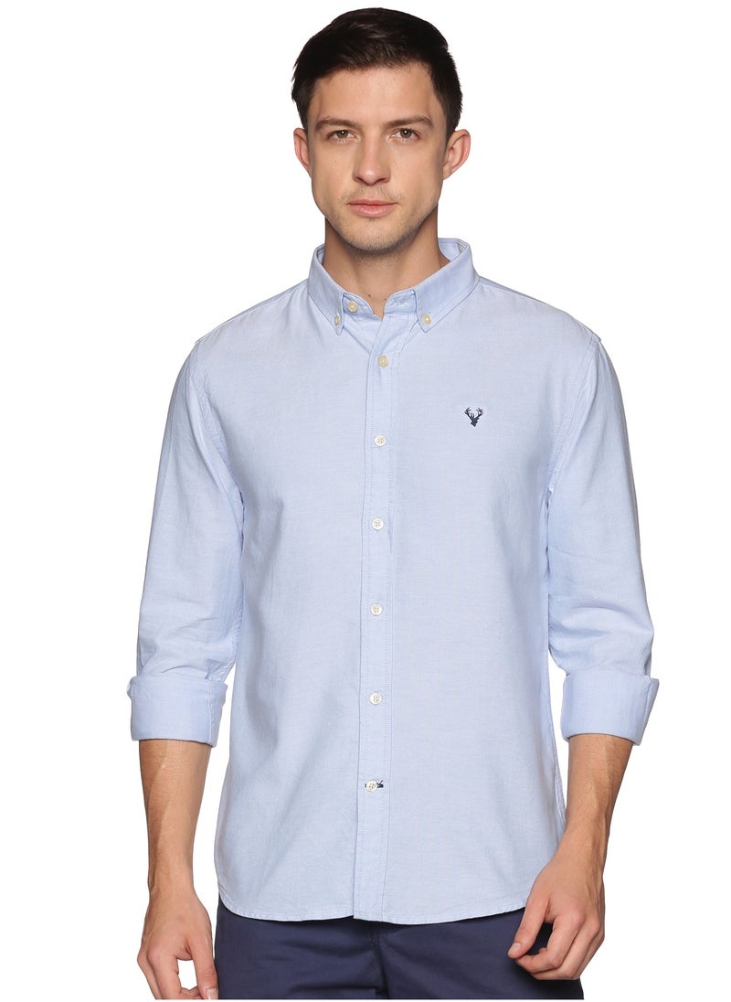 Men's Button Down Shirt | Casual Slim Fit Shirt | Long Sleeve Oxford Shirts For Men | Smart Fit Cuff