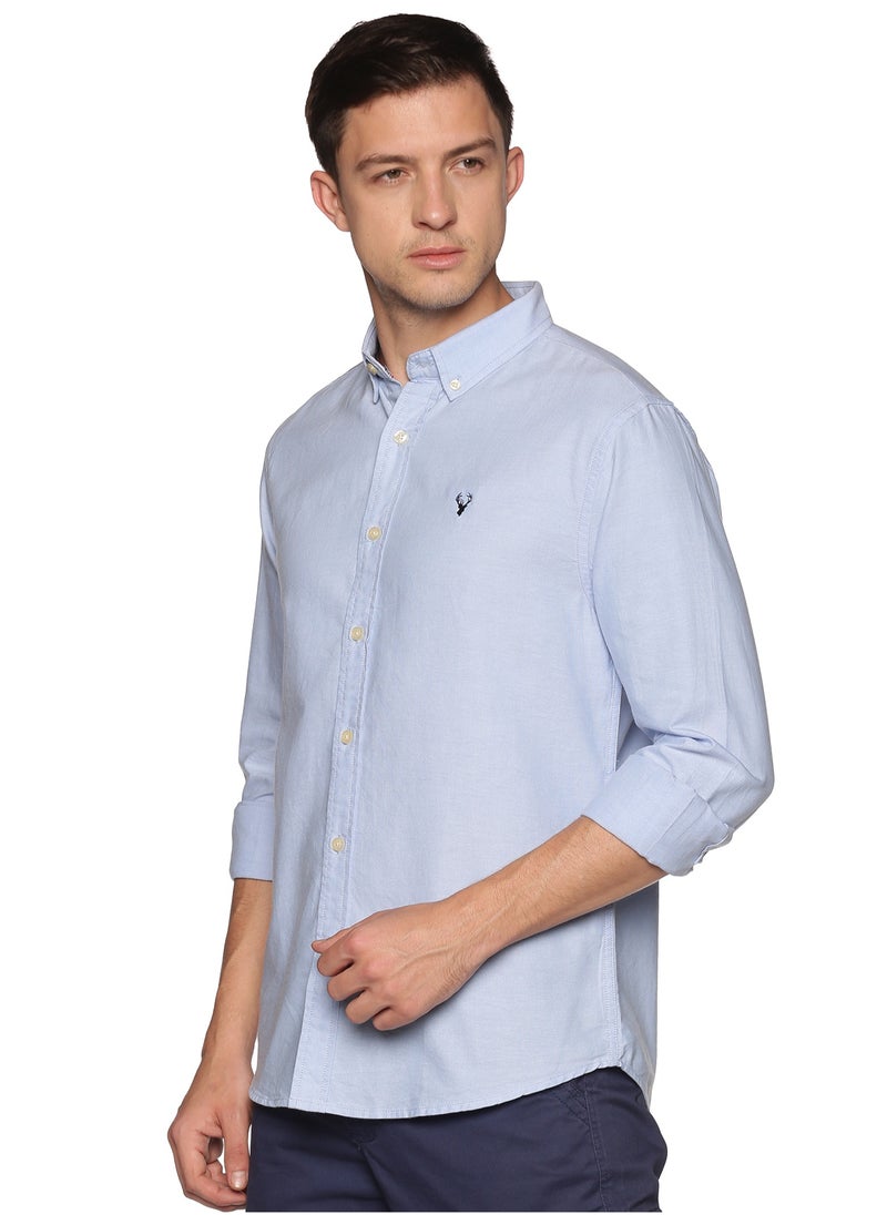 Men's Button Down Shirt | Casual Slim Fit Shirt | Long Sleeve Oxford Shirts For Men | Smart Fit Cuff
