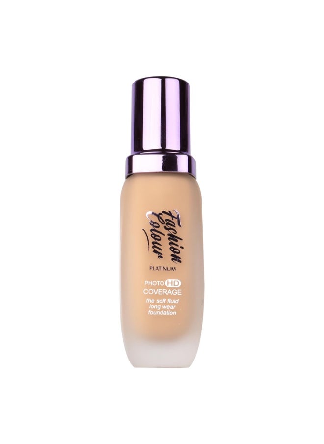 Platinum Photo HD Long Wear Matte Foundation Lightweight Easy Blend Bronze 45ml