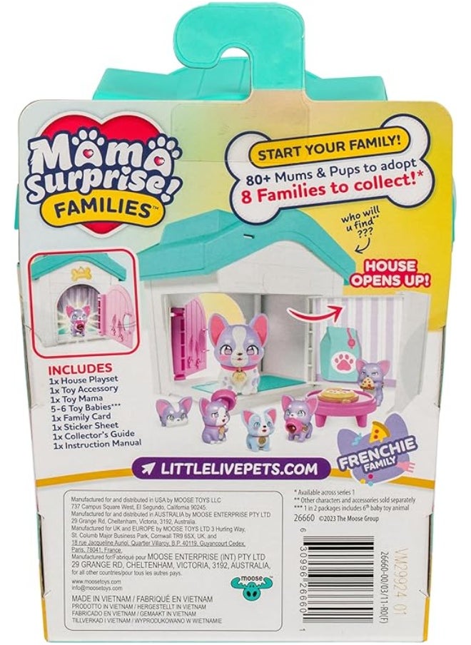 Little Live Pets Mama Surprise Families S1 Mama's House Playset with 5 Babies & Accessories – Non-Electronic