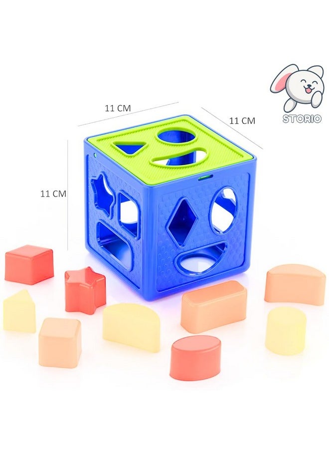 Premium Shape Sorter Cube|Learning&Educational Shape Sorter Toys For Kids Activity|Recognition Game|Sorting&Stacking Toys For Toddlers And Preschoolers|Baby Gift For Toddlers,Multicolor