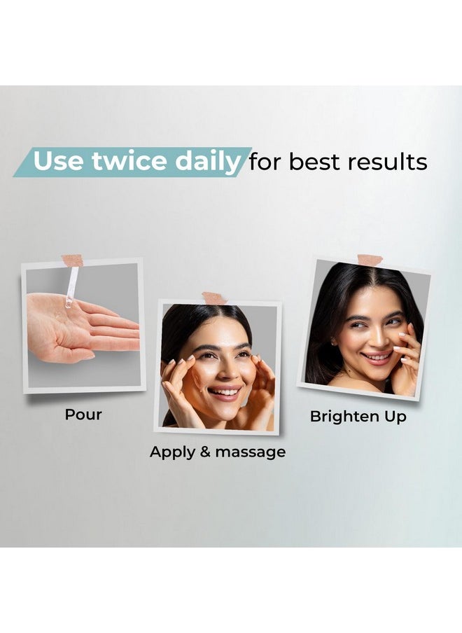 Clinic Brightening Face Serum, 30Ml Reduces Pigmentation & Dark Spots, Evens Skin Tone For All Skin Types