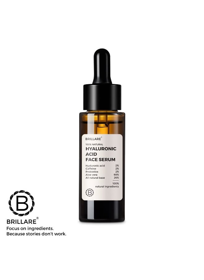 2% Hyaluronic Acid Serum, Anti-ageing & Fine Lines, Intense Hydration, 100% Natural Face Serum