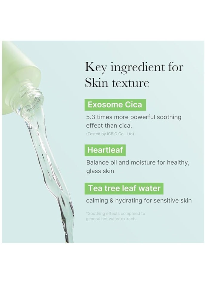 medicube Exosome CICA Toner | Daily Soothing Toner with Exosome CICA, Heartleaf, Tea Tree, 12 Kinds of CICA | Low Irritation, Sebum Care Korean Skin Care, for Stressed Skin (210ml / 7.10 fl.oz.)