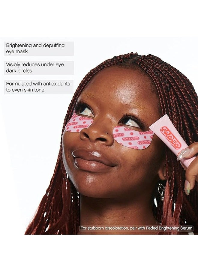 Brightening and Cleaning Eye Masks 6 Pairs, Patches to Depuff, Hydrate, Brighten and Cool, Reduce Dark Circles and Fine Lines, Faded Brightening Under Eye Masks