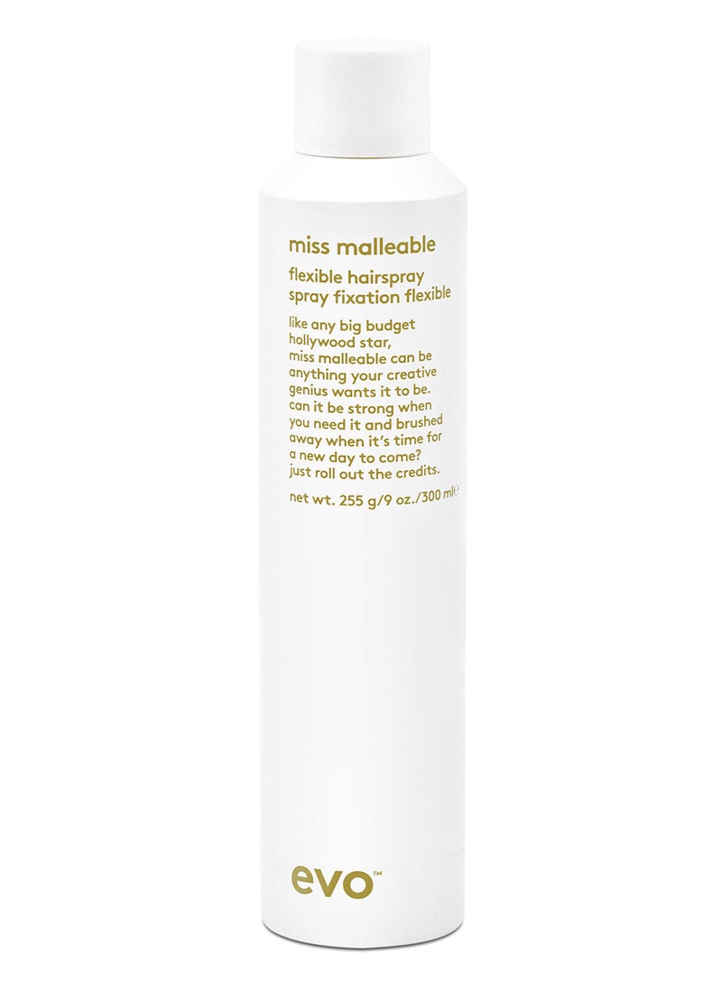 Evo- miss malleable flexible hairspray 300ml