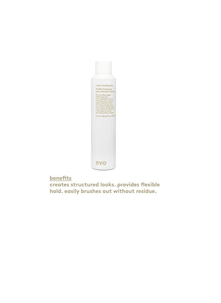 Evo- miss malleable flexible hairspray 300ml