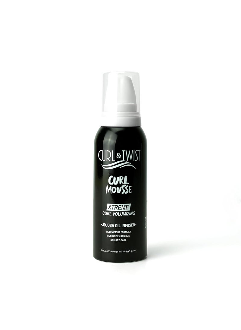EBIN NEW YORK Curl  Twist Xtreme Curl Volumizing Mousse 27oz80ml Travel Size  Jojoba  Lavender Oil  Moisturizes Strengthens AntiFrizz  Defines Thick Smooth Curls