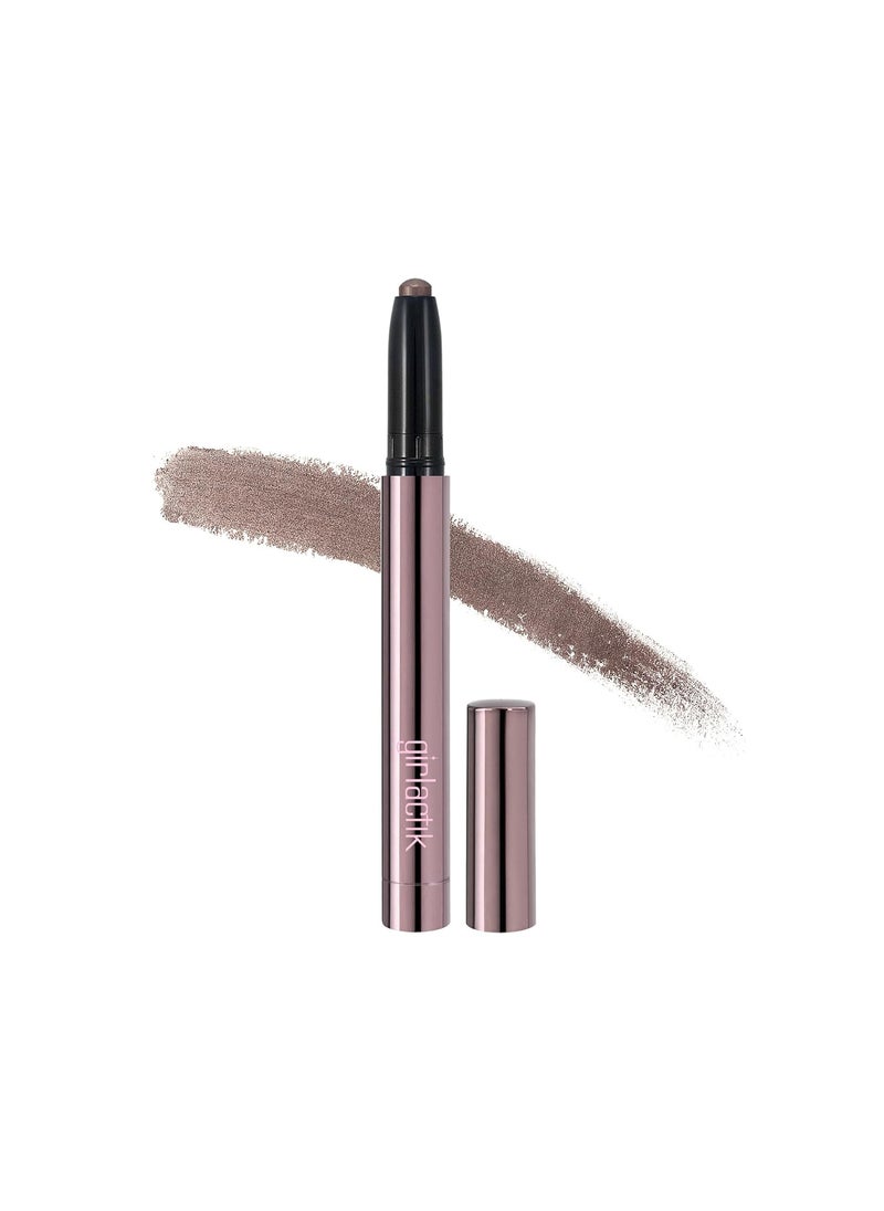 Girlactik Creamy Eyeshadow Stick- Long Lasting and Water-Resistant, Shimmering and Matte Colors Eye Shadow Stick Makeup, Built-in sharpener - 2 g / .07 oz (Stone)