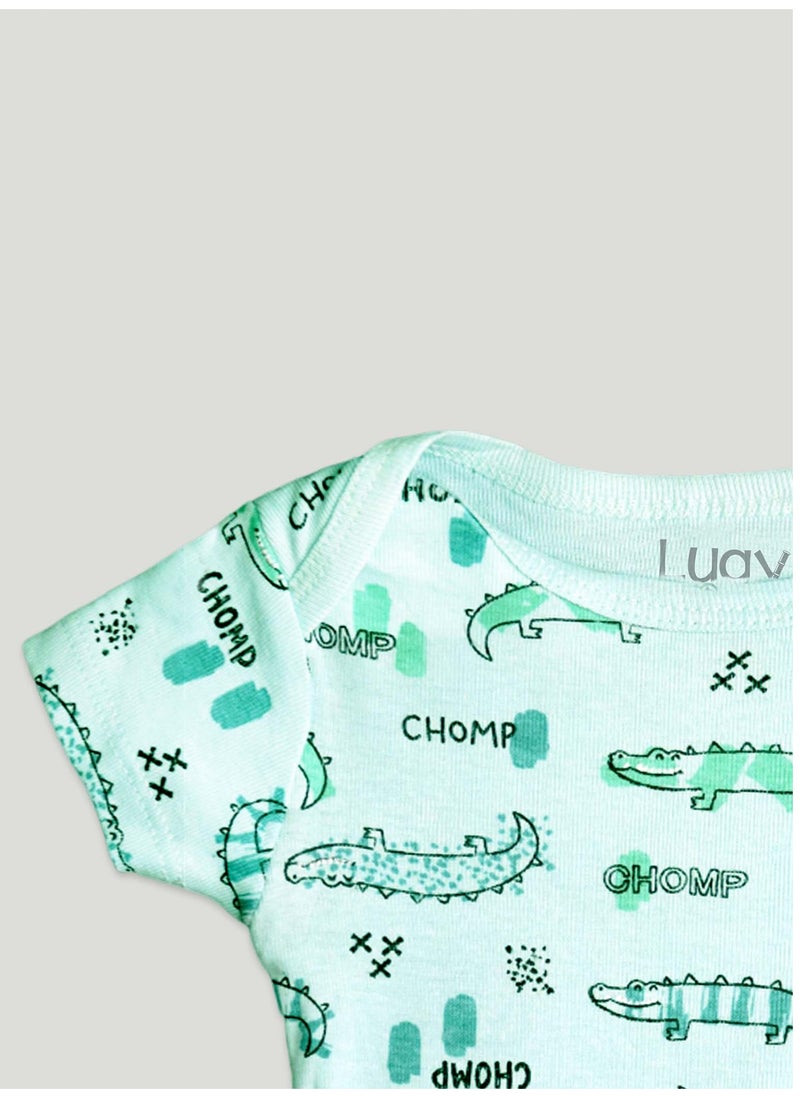 100% Organic Cotton  Based Onesies | Sleepsuits| Night Suits|Jumpsuit | Wondersuit for Baby Boys & Baby Girls, New-Born, infants,Toddlers_ Including Vibrant Pattren & Colors Create festive look