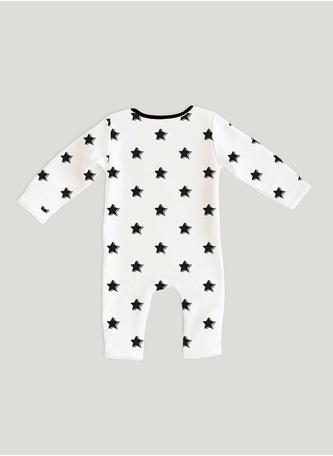 LUAY 100% Cotton Full Sleeves Star Printed Baby Romper,Bodysuit Jumpsuit for Baby Girls & Baby Boy 18-24 M