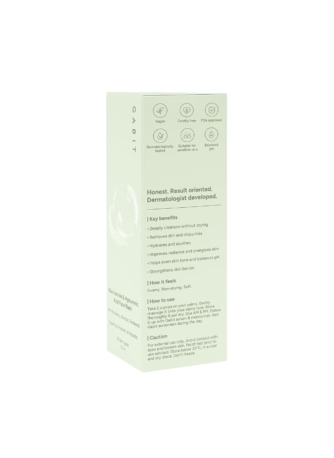 Radiant & Clear Skin Kit | With Niacinamide & Hyaluronic Face Wash, 8% Vitamin C & Alpha Arbutin Face Serum | Boosts Glow, Reduces Pigmentation & Dark Spots | Men & Women, All Skin Types, 130ml