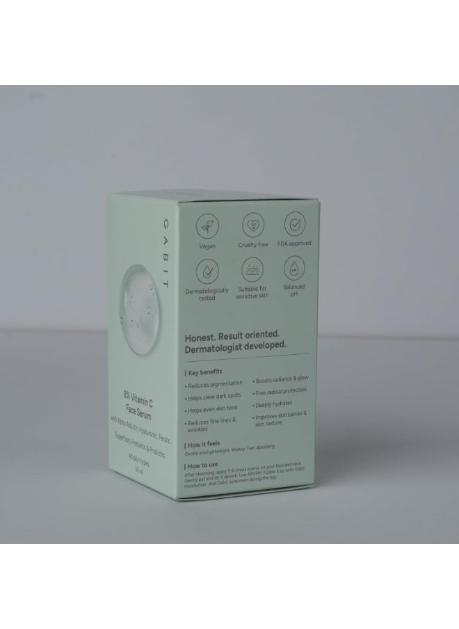 Radiant & Clear Skin Kit | With Niacinamide & Hyaluronic Face Wash, 8% Vitamin C & Alpha Arbutin Face Serum | Boosts Glow, Reduces Pigmentation & Dark Spots | Men & Women, All Skin Types, 130ml