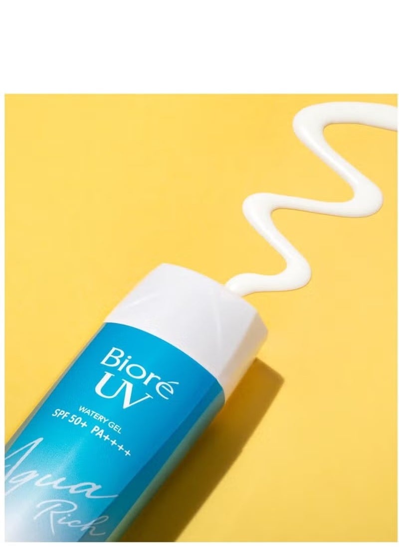 BIORÉ UV Aqua Rich Watery Gel Sunscreen SPF 50+ Pa++++90g,Pack of 2