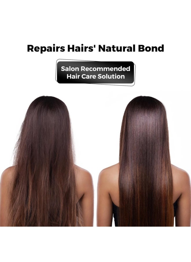 Bond Repair Shampoo | With Vegan Keratin + Peptides | 100% Damage Repair in 1 Wash | 17X Smoother, Softer, Frizz Free Hair | Repairs Dry, Heat & Chemically Treated Hair (200 ml)