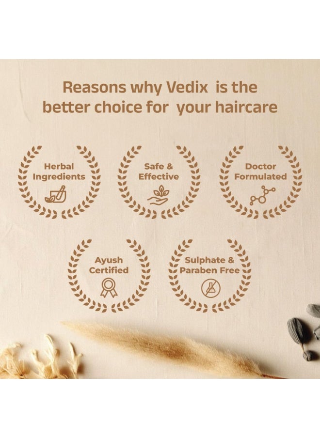Customized Hair Fall Control Regimen for Dry - Oily Scalp & Straight Hair - Hair Oil + Shampoo - Vithan Pro Hair Growth Serum