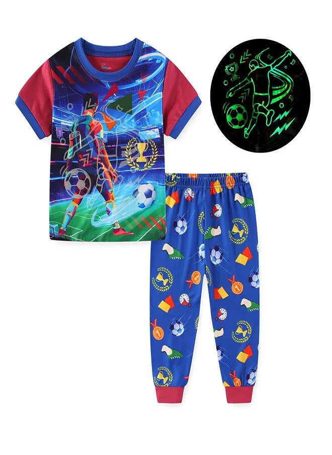 Glow Soccer Star in Action Pajama Set