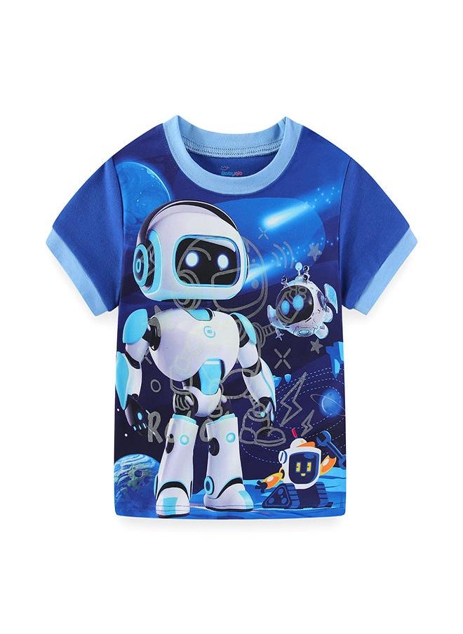 Robot Heroes in Outer Space Pajama Set