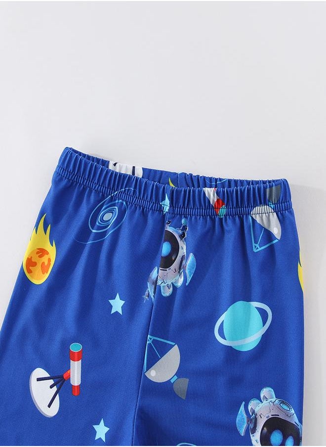 Robot Heroes in Outer Space Pajama Set