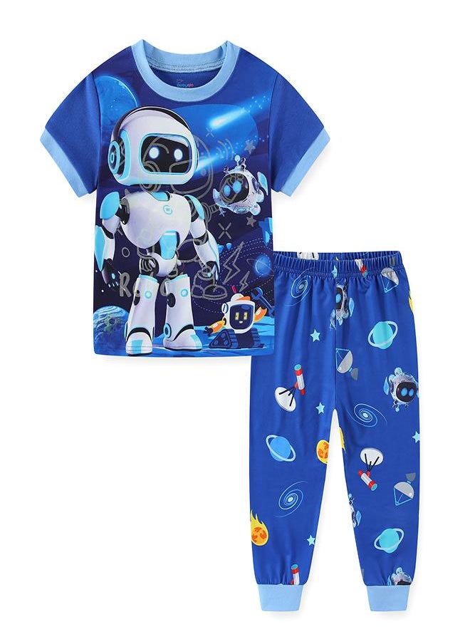 Robot Heroes in Outer Space Pajama Set