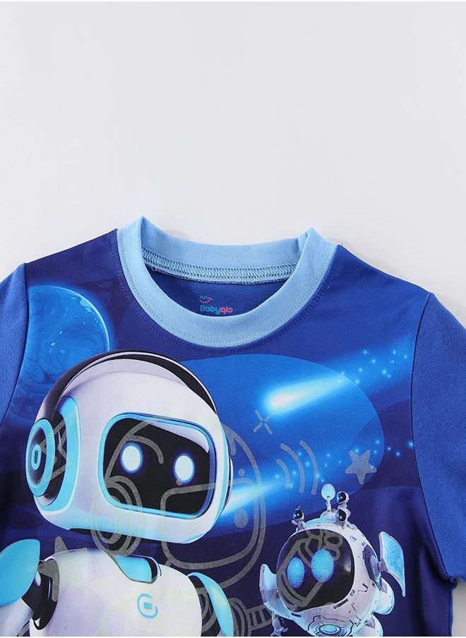 Robot Heroes in Outer Space Pajama Set