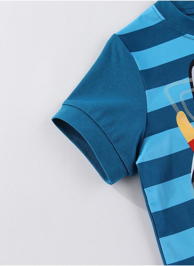Snorkel Raccoon Ocean Dive Fun Pajama Set