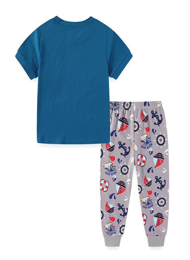 Snorkel Raccoon Ocean Dive Fun Pajama Set
