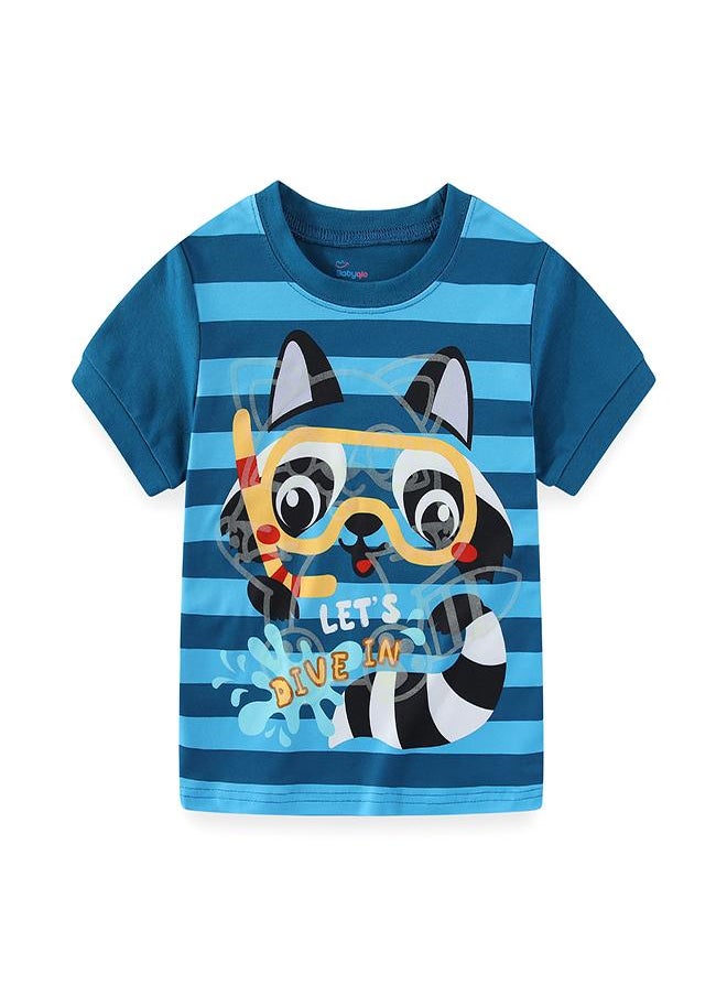 Snorkel Raccoon Ocean Dive Fun Pajama Set