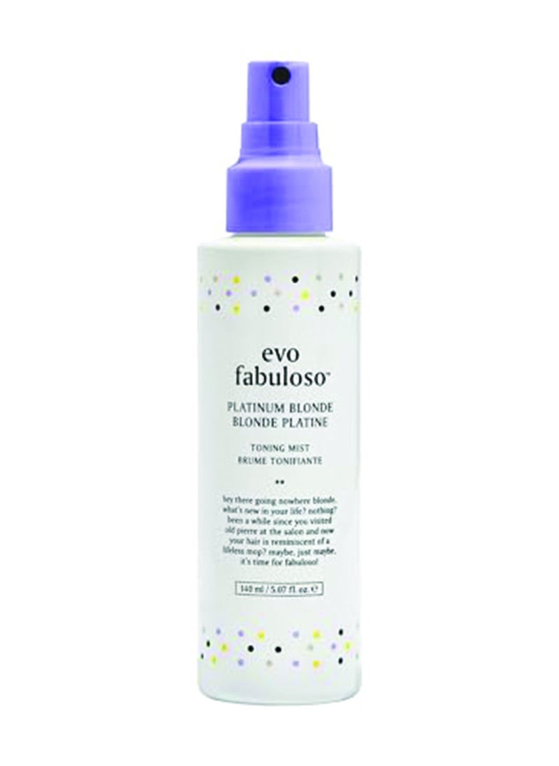 Fabuloso platinum blonde toning mist 140ml