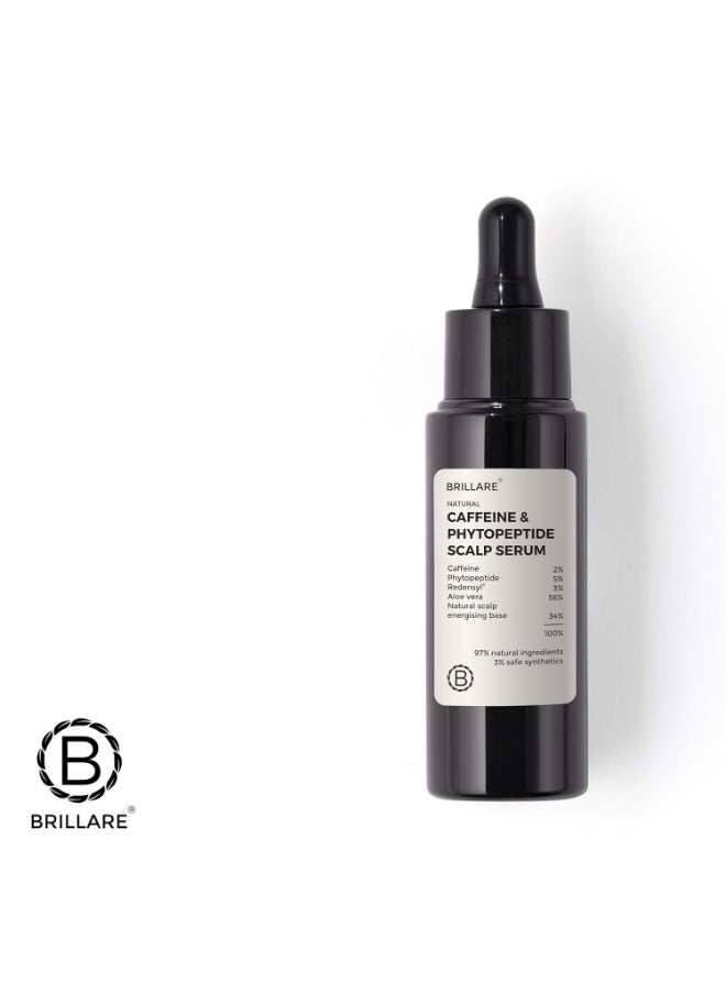 Natural Scalp Serum for Men & Women | Hair Growth Serum | Frizz-free, Smooth & Glossy Hair | Reduces Hair Loss, Dandruff & Strengthens Hair Shaft 30ml
