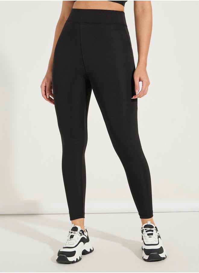 Pack of 2 - Broad Waistband Basic Leggings