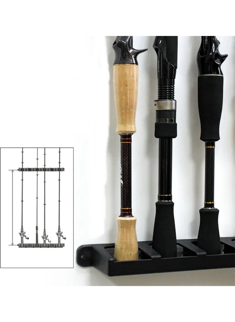 Rod Fishing Rack Wall Mount Modular Stand