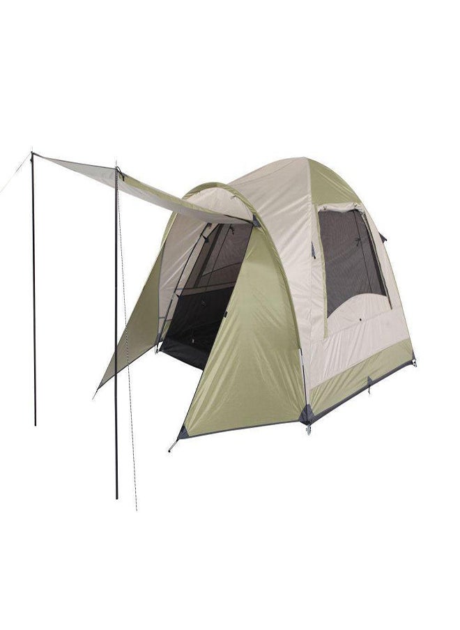 OZTRAIL by ADVENTURE HQ Tasman 4 Person Dome Tent - Cream/Eucalyptus