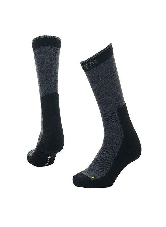 XTM by ADVENTURE HQ Tanami II Sock - Black | Non-slip Comfort Band | 40% Australian Merino 40% Acrylic 15% Polyester 5% Elastane
