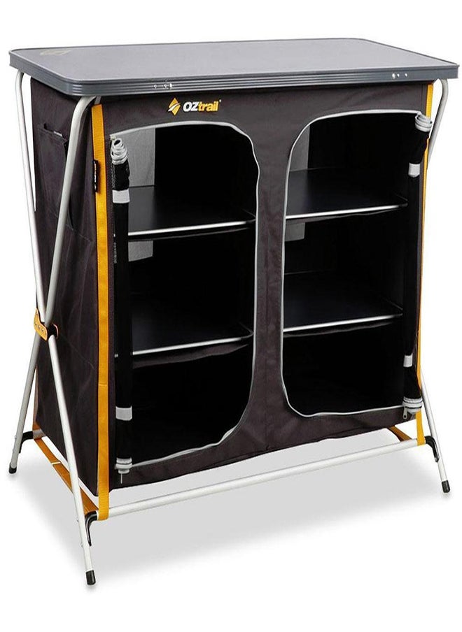 Oztrail By Adventure Hq 3 Shelf Double Deluxe Cupboard (Damaged)
