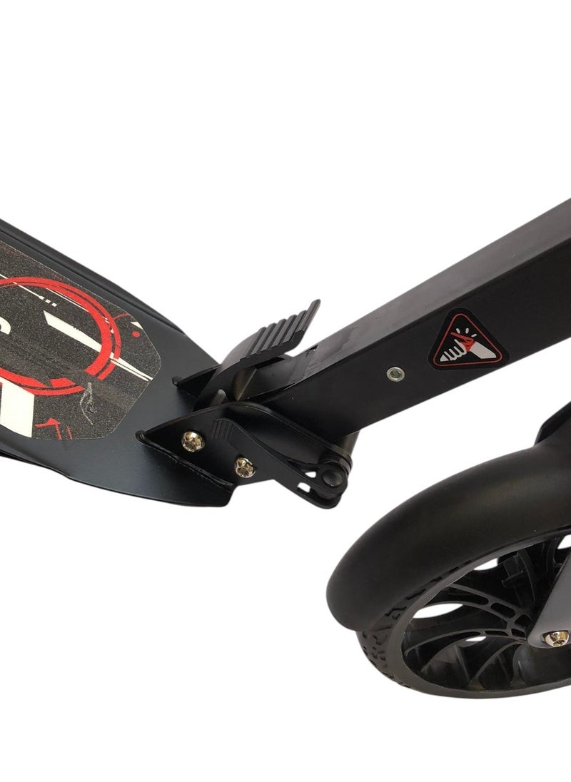 Scooters For Adults - With Double Shock Absorption System, Disc Brakes, 3 Height Adjustable, Support 100kg Weight, Suitable For Teenagers And Children Over 8 Years Old.black color