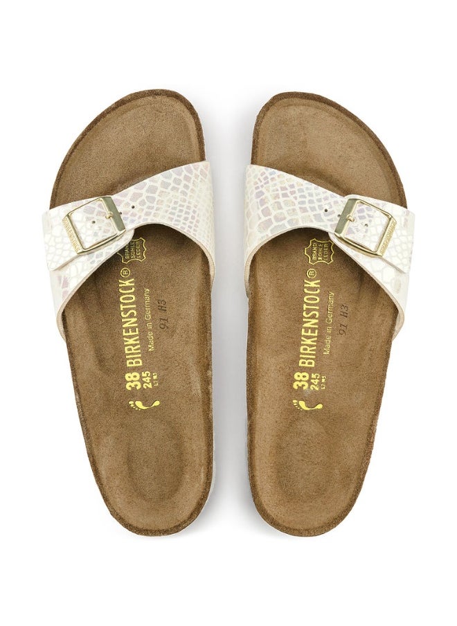 Madrid Narrow Shiny Snake Cream