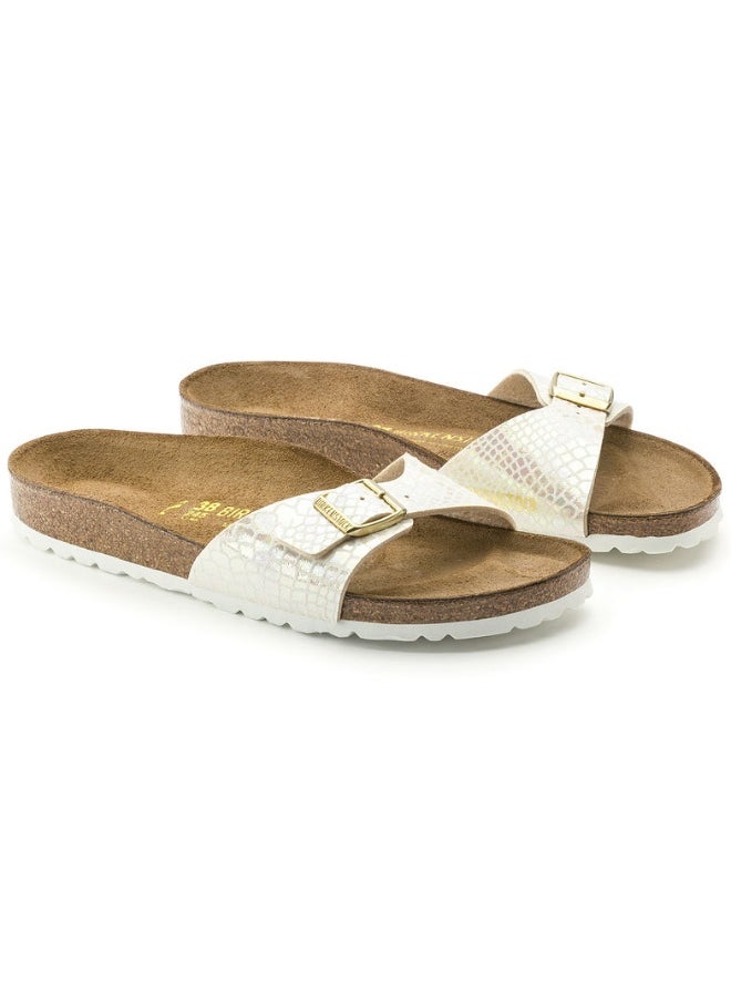 Madrid Narrow Shiny Snake Cream