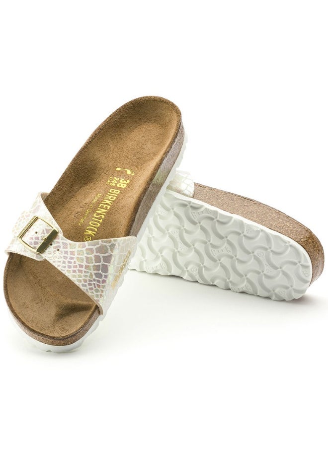 Madrid Narrow Shiny Snake Cream