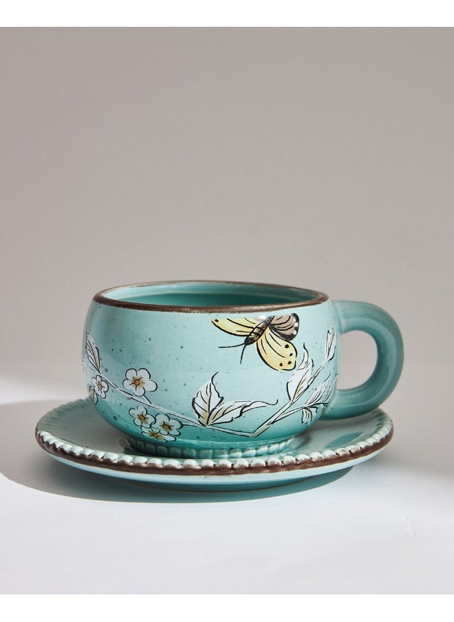Flora Bird Cup & Saucer Set